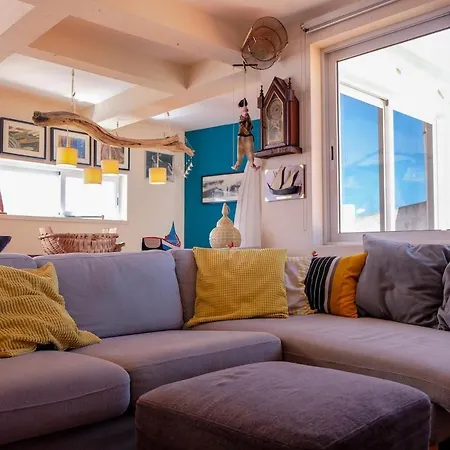Casa Do Mar- Familiar T3 Duplex Central Com Terraco דירה נאזרה